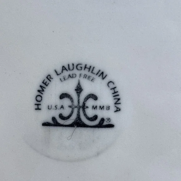 Homer Laughlin Restaurant Ware Dinner Plates 10.5" Set Of 2 Off White USA - Picture 5 of 6